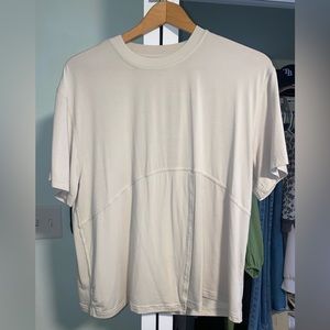 Lululemon modal silk tie front yoga tshirt